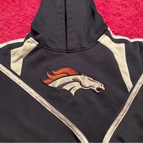 Denver Broncos NFL Hoodie Youth Size Large 10/12 - Picture 2 of 6